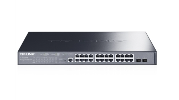 TP-LINK  24口全千兆企業級網管PoE交換機